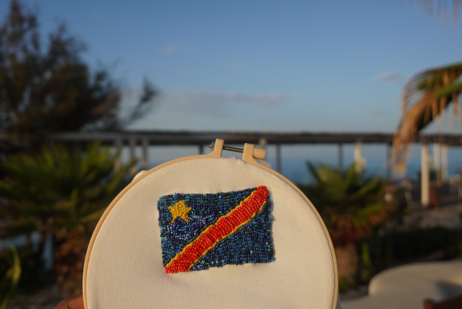 Women's DRC Hand-Beaded Embroidery (Lightly Cropped) Vest