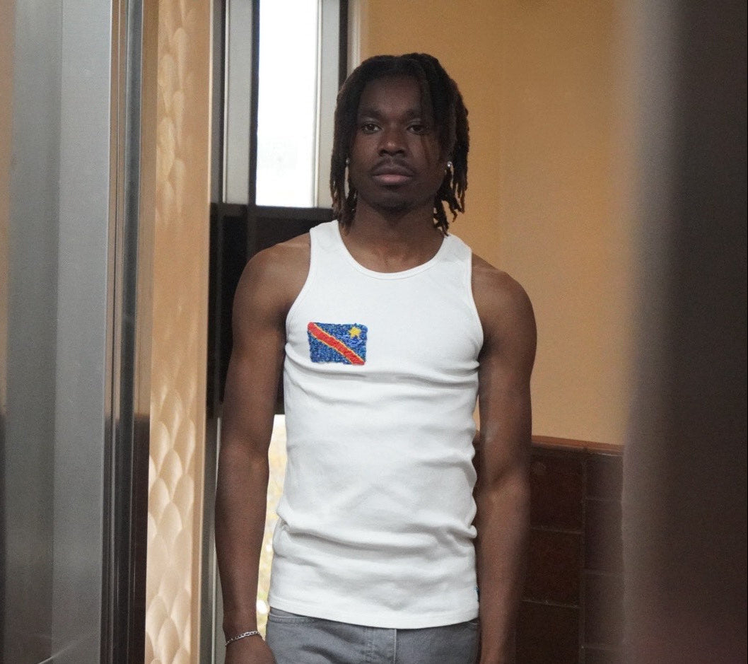 Men's DRC Hand-Beaded Embroidery Vest